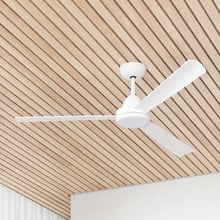 Zorro 122cm White DC Ceiling Fan with LED